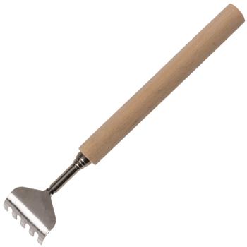 Preview: 9er-Set Teleskop-Rückenkratzer mit Holz-Griff - Mühelose Erreichbarkeit schwer zugänglicher Hautpartien - 17-52 cm ausziehbar - Metallkonstruktion, 50g