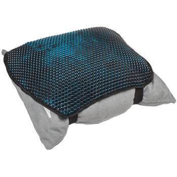 Preview: 2er-Set Selbstkühlendes Kühlkissen, schwarz/blau: zuverlässige Kühlauflage ohne Vorkühlung - schnelle Hilfe an heissen Sommertagen