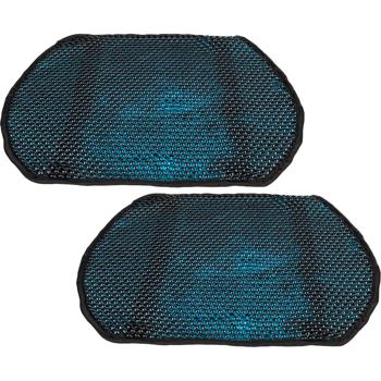 2er-Set Selbstkühlendes Kühlkissen, schwarz/blau: zuverlässige Kühlauflage ohne Vorkühlung - schnelle Hilfe an heissen Sommertagen