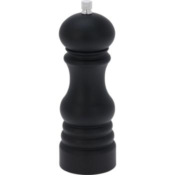 Preview: Salz-Pfeffer-Mühlen Set (manuell): Edles Design, langlebiges Aluminium-Mahlwerk - Schwarz-Weiss, 6x17,5 cm - Für Küche & Tisch