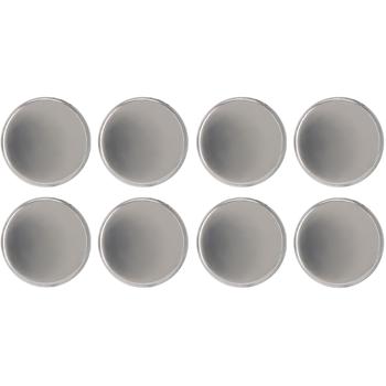 Tafelmagnet-Set 8 Stück - Ø 2cm, silber, robust - Für Whiteboards, Kühlschränke & Magnetwände - Sichere Befestigung von Notizen, Kinderzeichnungen