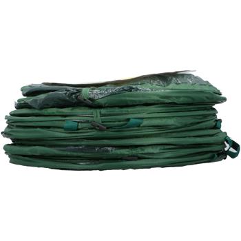 Preview: Gartenabfallsack - Rasenschnitt & Laub mühelos sammeln & transportieren - Ø 45 x 75 cm - robust, grün, mit stabilen Henkeln, faltbar & platzsparend