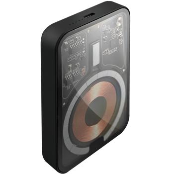 Preview: MagSafe Wireless Powerbank 5000mAh, Kabellose Magnetische Power Bank mit LED-Anzeige und USB-C Anschluss, Design Akkupack für iPhone 12, 13, 14, 15