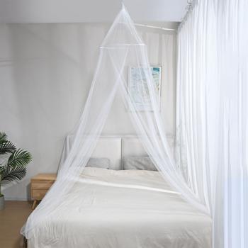 XXL Moskitonetz für Doppelbetten – Feinmaschiges Mückenschutz-Netz (190 Mesh) mit Deckenring, atmungsaktiv & langlebig