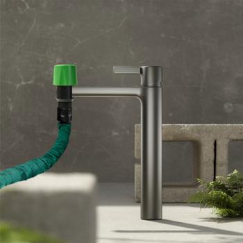 Preview: Universal Wasserhahn Adapter: Macht jeden Hahn zum Schlauchanschluss für Garten & Haushalt, praktisch & einfach zu montieren, für flexible Bewässerung