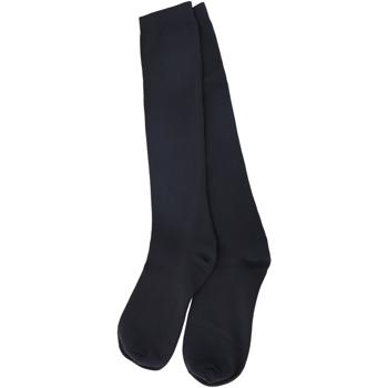 Preview: Reise-Kniestrümpfe Gr. M (39-43) mit Stützfunktion – Kompressionsstrümpfe gegen müde Beine & Schwellungen, Komfortbund, schwarz