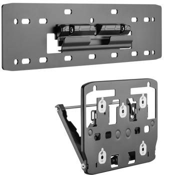 TV Wandhalterung bis 75 Zoll - Micro-Gap 18-86 mm Wandabstand & 50 kg Traglast - 32° neigbar, Kabelmanagement, Samsung Q-Serie kompatibel
