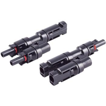 Y-Stecker-Adapter Set 2/1 für Solarmodule - Parallelschaltung von Photovoltaik-Modulen - MC4-kompatibel - IP68-Schutz - 1.500V