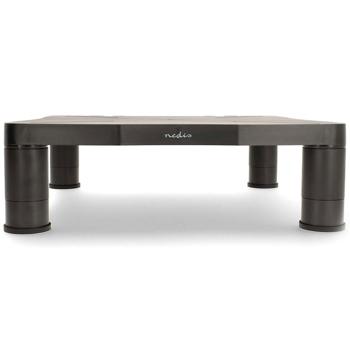 Monitorständer mit anpassbarer Höhe, Bildschirmständer und Laptop-Erhöhung für Arbeitsplatz, Homeoffice, Büro