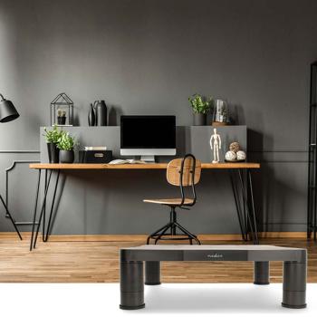 Preview: Monitorständer mit anpassbarer Höhe, Bildschirmständer und Laptop-Erhöhung für Arbeitsplatz, Homeoffice, Büro