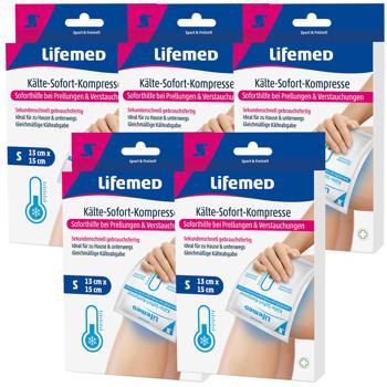 5er-Set Sofort-Kältekompresse - Blitzschnell einsatzbereit für Sportverletzungen, Schwellungen & Schmerzlinderung - 15x13cm Einweg-Kühlkompresse