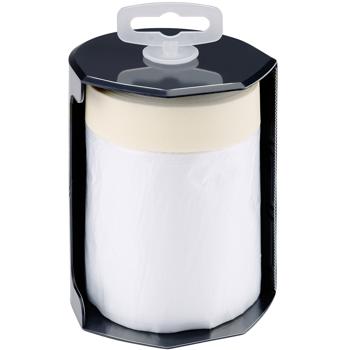 Abdeckfolie mit Klebeband auf Abroller – Reissfeste Malerfolie für Malerarbeiten & Renovierung – 33m x 0.55m – Schützt Möbel & Böden vor Farbflecken