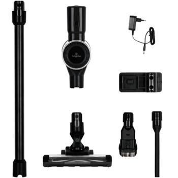 Preview: Leistungsstarker Akku-Staubsauger, Lithium-Ionen-Akku, beutellos, HEPA Filter, auch als Handstaubsauger nutzbar, 160 Watt, schwarz