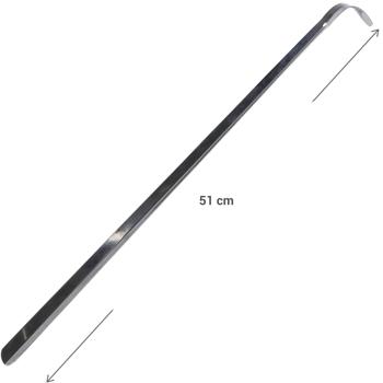 Preview: Schuhlöffel Edelstahl 51 cm - Rückenschonend & materialpflegend - für Halbschuhe & Stiefeletten - robust, hygienisch & leicht zu reinigen