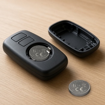 Preview: CR2032 Lithium-Knopfzellen (10er-Set), 3V – Powerpack für Autoschlüssel, Uhren & Smart Home Geräte – Langlebige Batterien