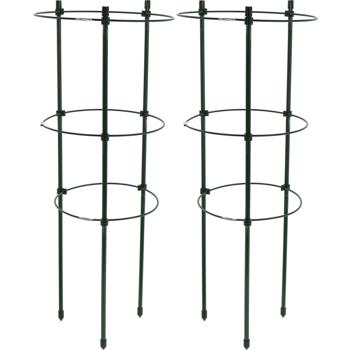 2er-Set Stabile Pflanzenstütze, rund, 45 x Ø 18 cm, für kletternde Pflanzen & Blumen, Robuste Rankhilfe für Garten, Balkon & Zimmerpflanzen