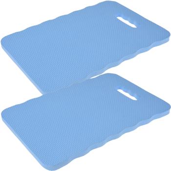 2er-Set Kniekissen & Sitzkissen - Ideal für Gartenarbeit & Fliesenlegen - Robustes wasserdichtes Knieschutzpolster mit Griff - 39x25.5x1.5 cm