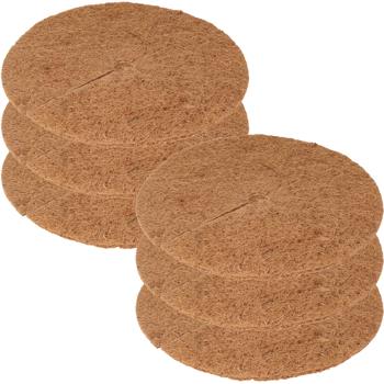 Effektives 6er-Set Frostschutz Kokosmatten (Ø 35cm) für Topfpflanzen: Optimaler Winterschutz vor Kälte & Frost, Natürlich, atmungsaktiv & wiederverwendbar für gesunde Pflanzen