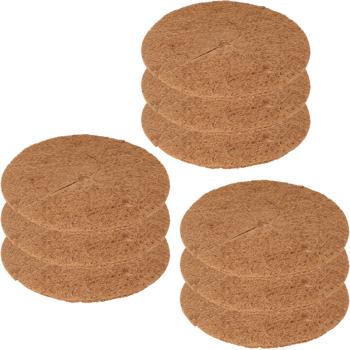 Effektives 9er-Set Frostschutz Kokosmatten (Ø 35cm) für Topfpflanzen: Optimaler Winterschutz vor Kälte & Frost, Natürlich, atmungsaktiv & wiederverwendbar für gesunde Pflanzen