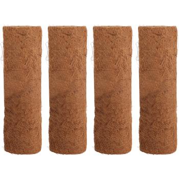 Preview: 4er-Set Kokos Pflanzenschutzmatte (150x50cm): Effektiver Schutz vor Unkraut, Frost & Austrocknung, umweltfreundlich & ideal für Beete, Töpfe & Hochbeete