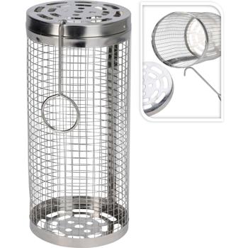 Preview: Grillmeister-Set mit Grillkorb & Grillbesteck: Ihre Helfer für die nächste Gartenparty oder das nächste Camping-Abenteuer