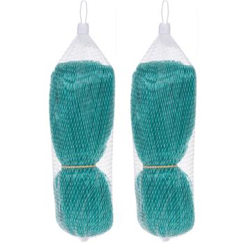 2er-Set Engmaschiges Gartennetz (grün), 2 x 5 m, Vogelnetz, Laubnetz & Schutznetz, reissfest & wetterfest, für Garten, Balkon, Bäume & Hochbeete