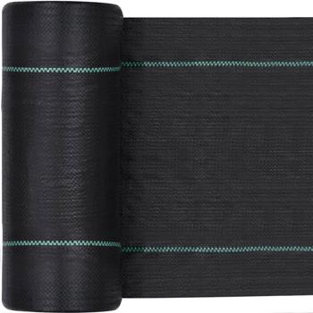 Preview: 3er-Set Reissfeste Anti Unkraut Folie, 1 x 10 m, wasserdurchlässig & UV-beständig, für Beete & Wege, dauerhafter Schutz vor Unkrautwuchs