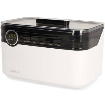 Preview: Professioneller Ultraschallreiniger 1800ml: 43kHz, 3 Reinigungsmodi, weiss-schwarz – leistungsstarkes Ultraschallbad für perfekte Ergebnisse