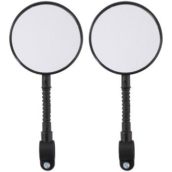 2er-Set Universal Velo-Rückspiegel - Mehr Sicherheit & Sichtbarkeit im Strassenverkehr - Passend für alle gängigen Fahrräder - Robust & langlebig