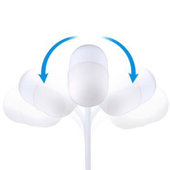 Preview: LED-Schreibtischlampe mit Qi-Ladestation, Lautsprecher, 3 Lichtfarben, weiss – 14 LEDs, 50 Lumen, multifunktionale Lampe für den Arbeitsplatz