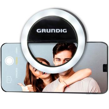 Preview: 2er-Set Ringleuchte für Smartphones - Perfekt für Vlogs, Selfies & Online-Meetings - 36 LEDs, 3 Helligkeiten, Ø 8,5 cm - Kompakt & mobil