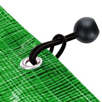 Preview: Gummispanner mit Kugel - 10er-Set Bungee-Kordeln für Abdeckplanen & Zelte - Hochelastisch, stabil & wiederverwendbar - 14 cm Länge - Schwarz