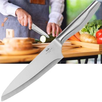 Preview: Fissler 4er-Set Universalmesser 18cm - Allzweckmesser für Fleisch, Obst, Gemüse, Kräuter - Scharfe Klinge aus 90% recyceltem Edelstahl - Award 2021