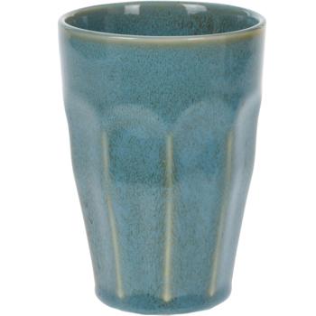 Preview: Trendiges Porzellan Becher Set (4 Stück, 330ml) in zarten Pastellfarben - Ideal für Kaffee Variationen & Tee - Stilvoll geniessen