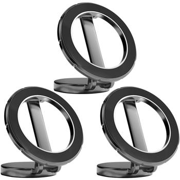3er-Set Auto Handyhalterung MagSafe komp., sichere Magnethalterung für Ihr iPhone, 360° drehbar & einfache Montage 
