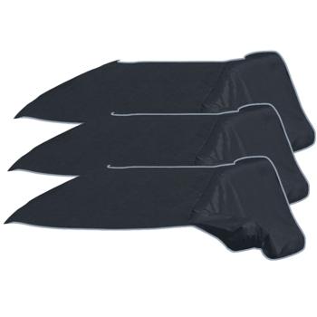 Preview: 3er-Set Autoscheibenabdeckung - Seitenscheibenschutz, Magnet-Befestigung, universell passend - 270x94 cm - Winter & Sommer UV-Schutz