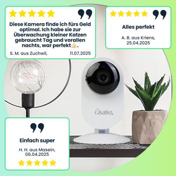 Preview: 2er-Set Hochauflösende Full-HD-IP-Überwachungskamera mit, Nachtsicht. Bewegungserkennung & Zwei-Wege-Audio, Überwachung für Ihr Zuhause & Büro