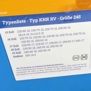 Preview: Schneeketten 16mm Super-Gripp 4x4 - Maximale Traktion & Sicherheit für 15-19 Zoll & 215-255mm Reifen - Einfache Montage aus gehärtetem Stahl