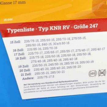 Preview: 2er-Set Schneeketten Super-Gripp 4x4 - 16mm Glieder - Einfache, schnelle Montage - Für 15-21 Zoll & 215-305 mm Reifen - Robuster Carbonstahl