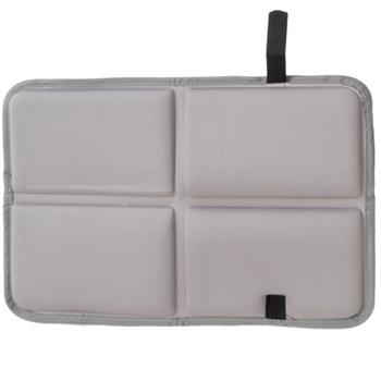 Thermositzkissen - Wasserdicht & Faltbar für Stadion, Camping, Wandern - Thermositzunterlage mit Klettverschluss - Grau