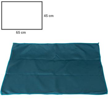 Preview: 2er-Set Mikrofaser-Fensterpoliertuch - Streifenfreies Reinigen für glasklare Fenster & Spiegel - 65x45 cm - Putztücher für Glasfronten & Oberflächen