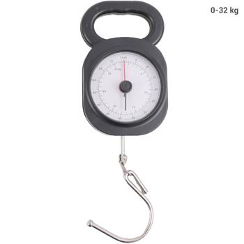 Preview: Analoge Kofferwaage - schützt vor Übergepäck am Flughafen, vermeidet Zusatzkosten - bis 32 kg, Anzeige in kg und Pfund - zuverlässiger als Personenwaagen