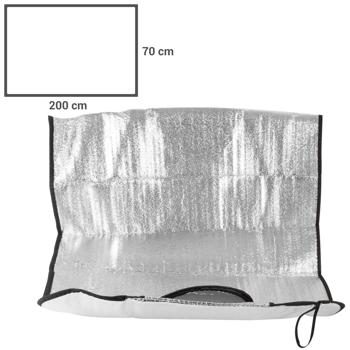 Preview: Windschutzscheibenabdeckung 2er-Set - Laschen Befestigung Schutz vor Eis, Frost, Schnee & Hitze - 200 x 70 cm, faltbar - universell für PKW, SUV