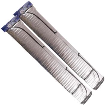 2er-Set Windschutzscheibenabdeckung mit Laschen - Schutz vor Eis, Schnee & Hitze - 180x97cm faltbar - Für Kombis, Limousinen, kleine SUVs