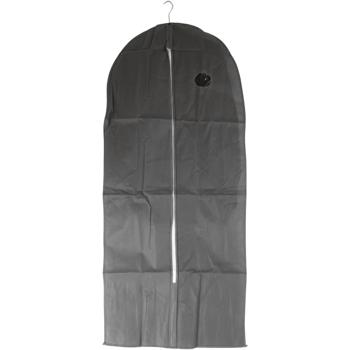 Preview: 12er-Set Kleiderschutzhülle mit Reissverschluss - Staub- & knitterfreie Aufbewahrung von Textilien - 137x60 cm grau - Ideal für Reisen & Kleiderschrank
