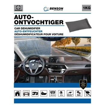 Preview: 2er-Set Auto-Luftentfeuchter mit Silica Gel - Schützt vor Feuchtigkeit, Rost & Schimmel für Auto, Haushalt & Keller - 1kg Füllung, wiederverwendbar