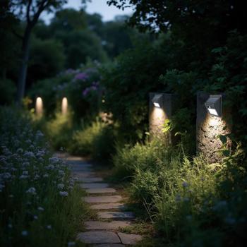 Preview: Solar LED-Wandleuchte mit Bewegungsmelder – Helle Aussenleuchte mit 20 SMD-LEDs, energiesparend & IP44