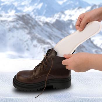 Preview: Wärme Einlegesohlen, Universalgrösse, 1 Paar - Fusswärmer Pads für Skifahren, Wandern, Alltag, Wärmeabgabe bis 10 Stunden, Sofort einsatzbereit