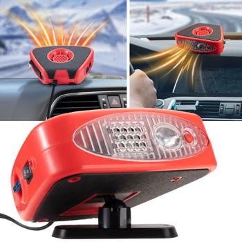 Leistungsstarker elektrischer Auto-Zusatzheizlüfter mit Kugelkopf-Halterung – 150W, 12V, schnelles Enteisen & Wärmen, ideal für kalte Winter-Morgen
