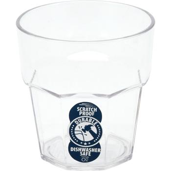 Preview: 4er-Set Bruchsichere Trinkgläser aus Kunststoff, 275 ml, Ideal für Gartenpartys, Camping & mehr, wiederverwendbar, leicht & spülmaschinenfest